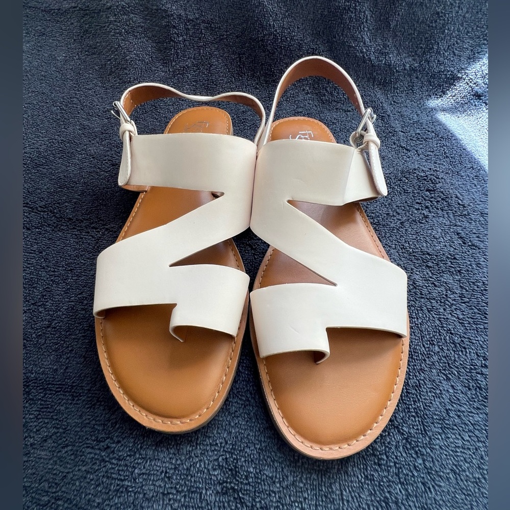 Franco Sarto Women's Jax Sandal, Cream, Size 9 - Picture 8 of 9
